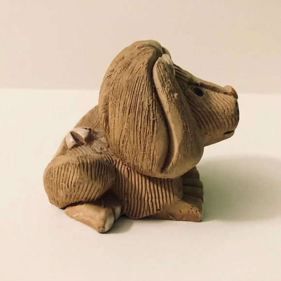 Vtg Small Artesania Rinconada Lion  Figurine Hand Made 3 Inch Long - Picture 4 of 12